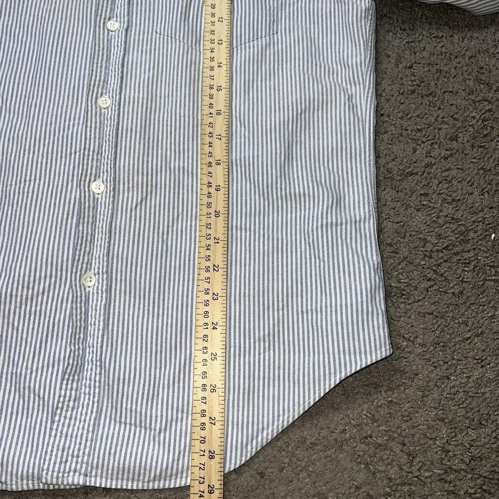 VINTAGE Ralph Lauren 381 Bleecker Oxford Shirt‎ Size 8 Striped Custom Fit Crest - Picture 5 of 7